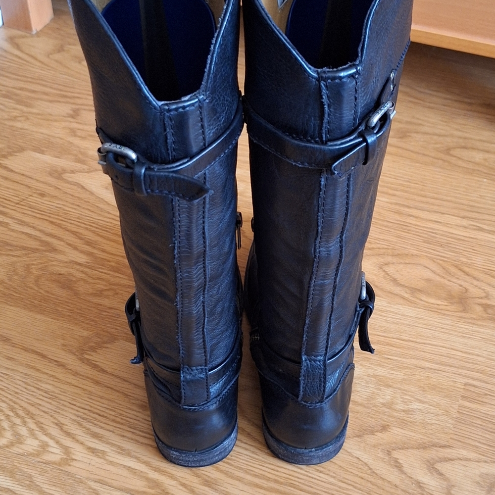 Frye Black Heeled Boots - Picture 5 of 15